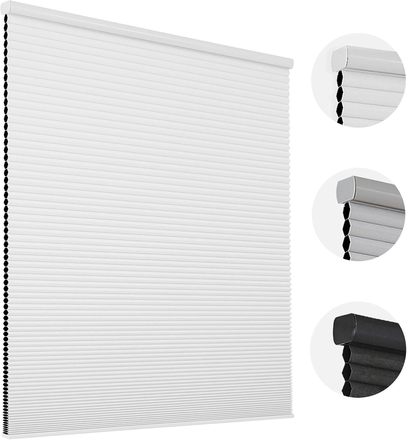 Joydeco Cordless Blackout Cellular Shades, 34\