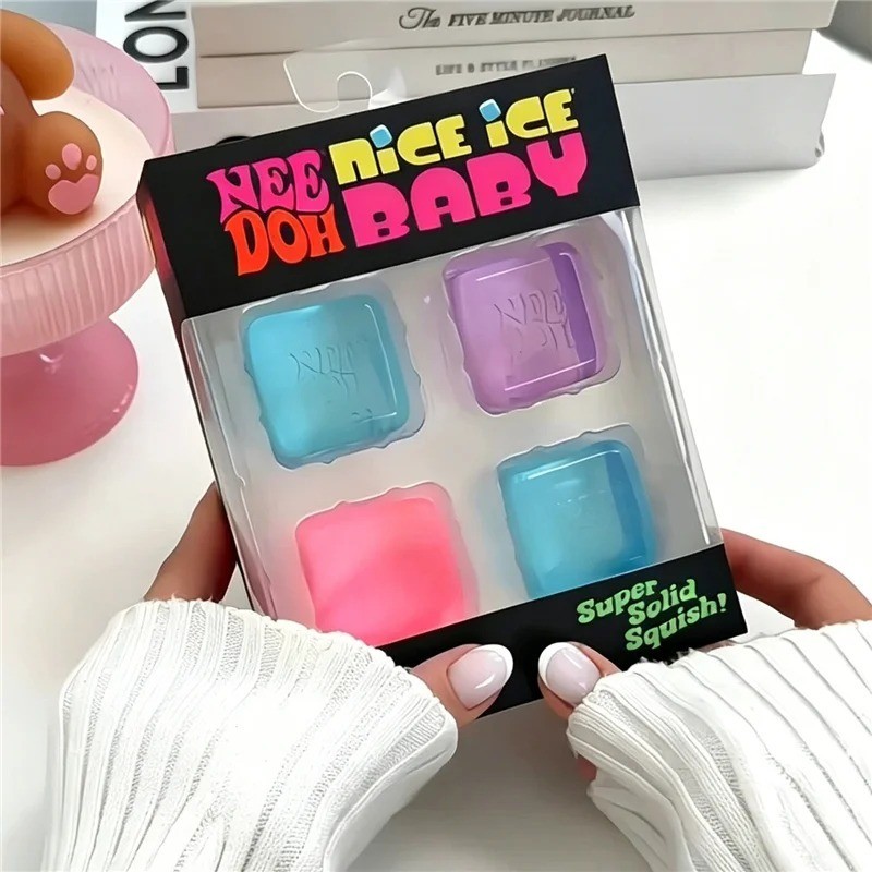 Needoh Nice Ice Baby 4 Pack - Sensory Squishy Fidget Toy, Stress Release Needoh Nice Ice Baby 4 Pack - Sensory Squishy Fidget Toy, Stress Release