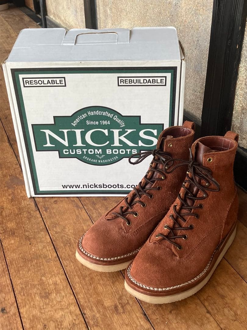 NICKS BOOTS Rare LTT 6-Inch Roughout