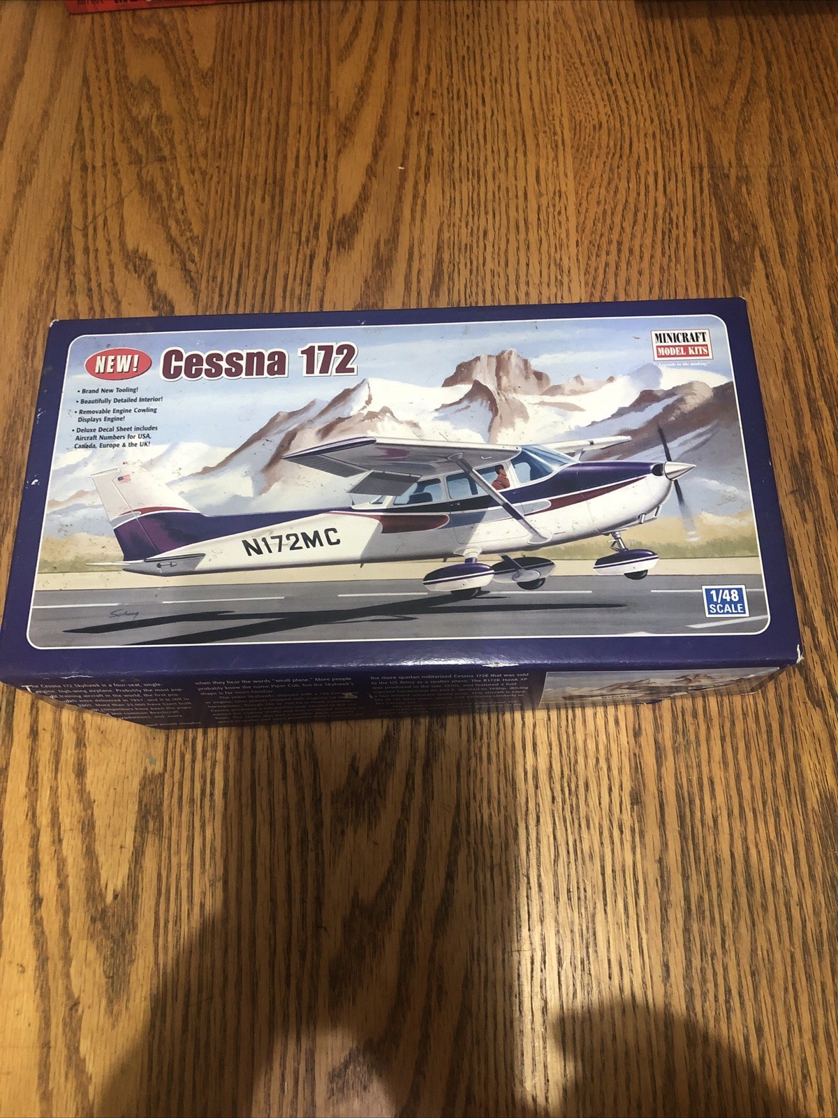 BOSK New Minicraft Model Kits Cessna 172 1/48 Scale No. 11635 From England 2008 BOSK New Minicraft Model Kits Cessna 172 1/48 Scale No. 11635 From England 2008