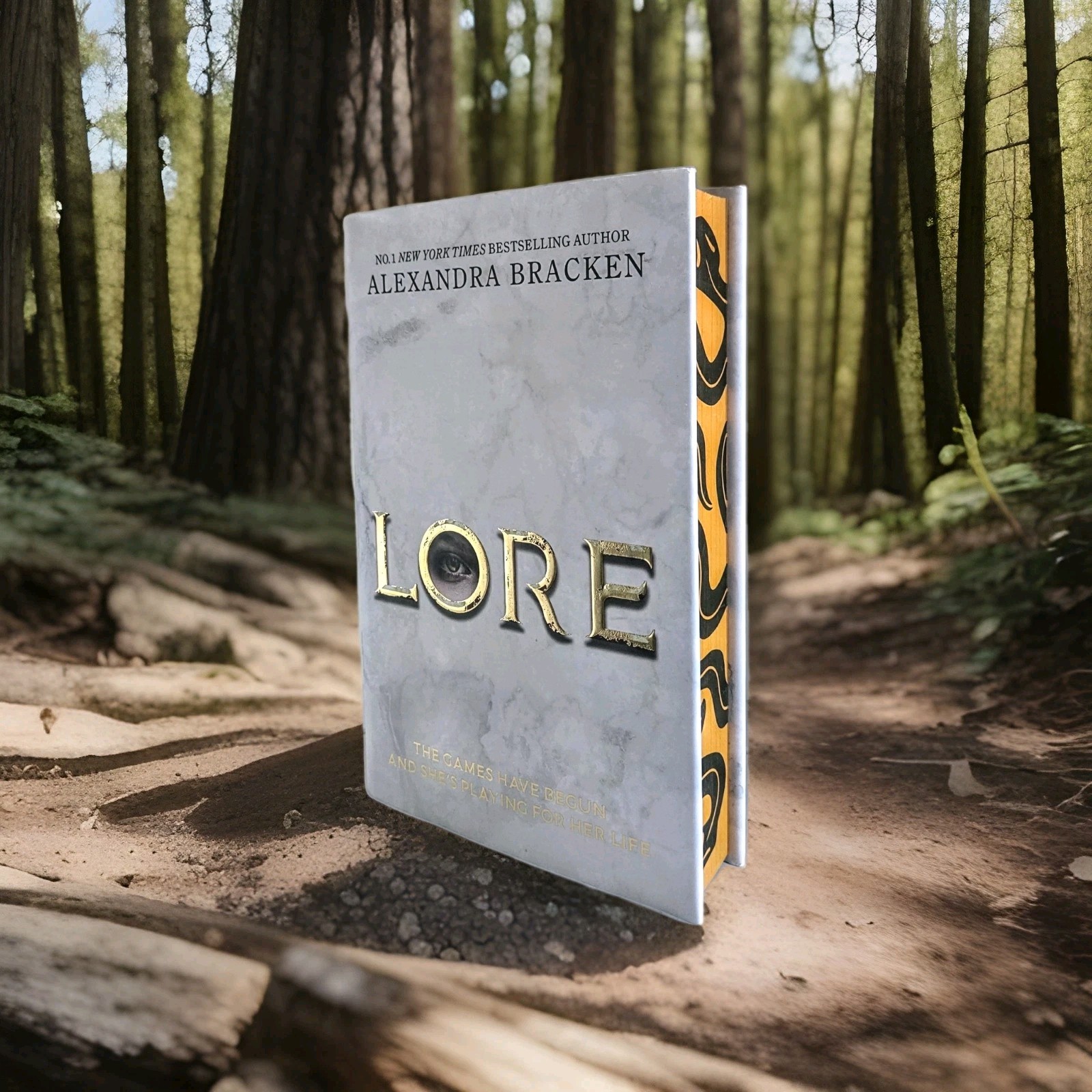 Fairyloot Lore Signed by Alexandra Bracken Special Edition Sprayed Edges HCDJ 