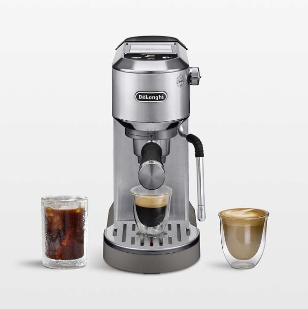 NEW - De'Longhi Dedica Duo Espresso Machine Stainless Steel EC890M