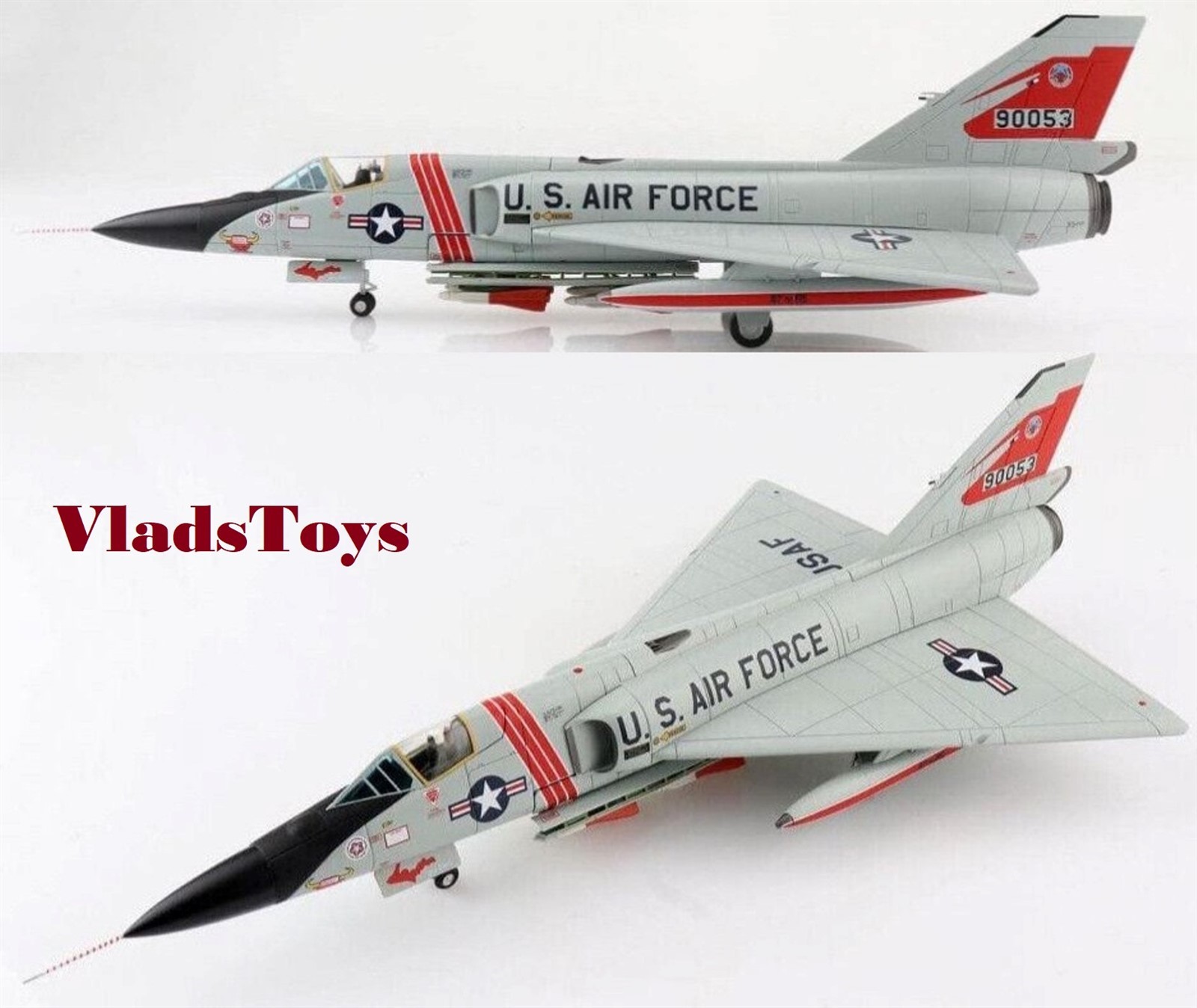 Hobby Master 1/72 F-106A Delta Dart USAF 87th FIS Red Bulls Sawyer AFB HA3612