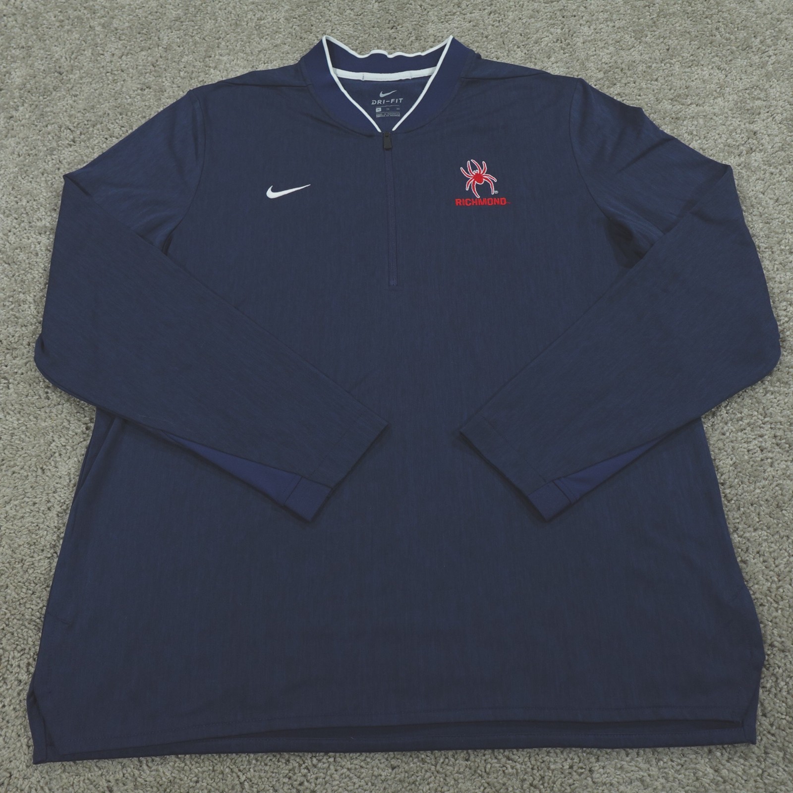 Nike Shirt Mens Extra Large Blade Collar NCAA University Of Richmond Spiders