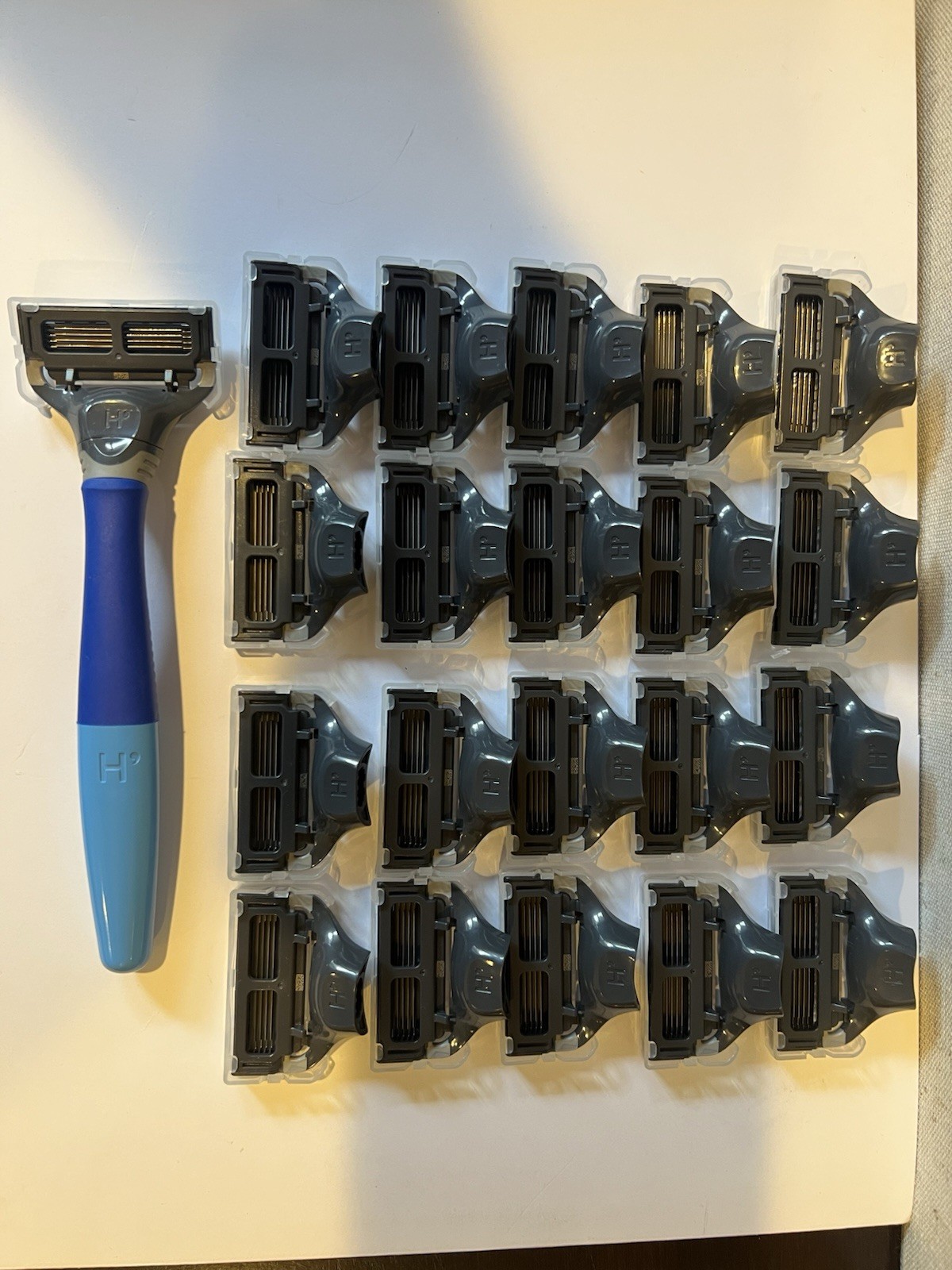 21 x Harry\'s Men\'s Razor Blade Refills, 5 Blade Razor Cartridges Genuine Germany