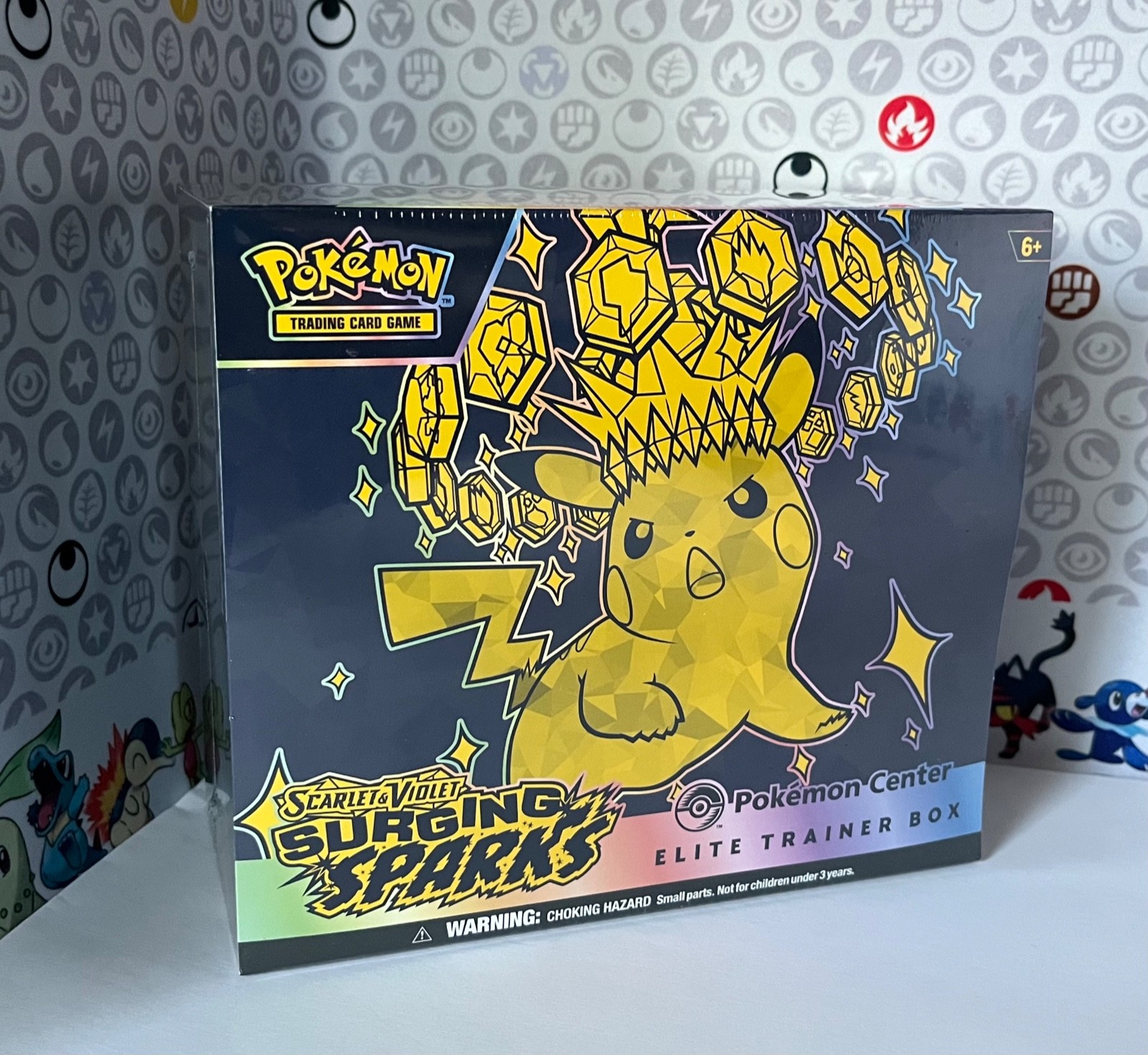 Pokemon Center Scarlet & Violet Surging Sparks ETB Pokemon Elite Trainer Box