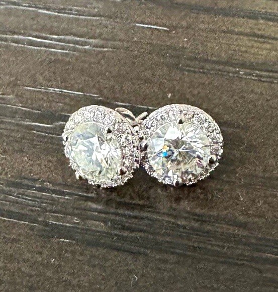 VVS1 Moissanite Earrings VVS1 Moissanite Earrings