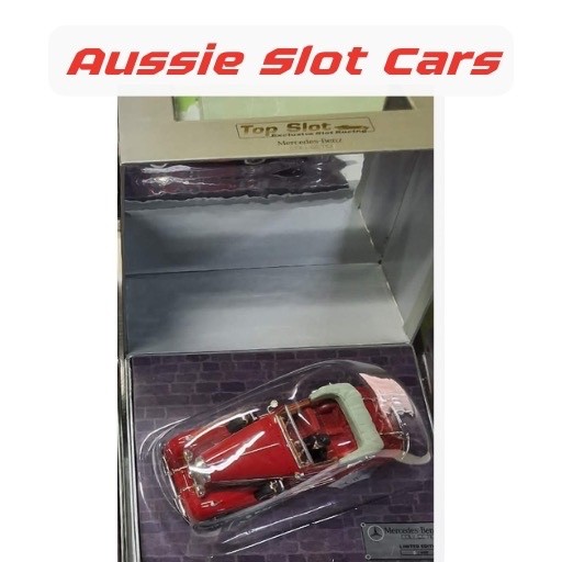 SCALEXTRIC / TOP SLOT HANDMADE LTD ED ‘36 MERCEDES CABRIOLET 7101 SLOTCAR 1/32-N