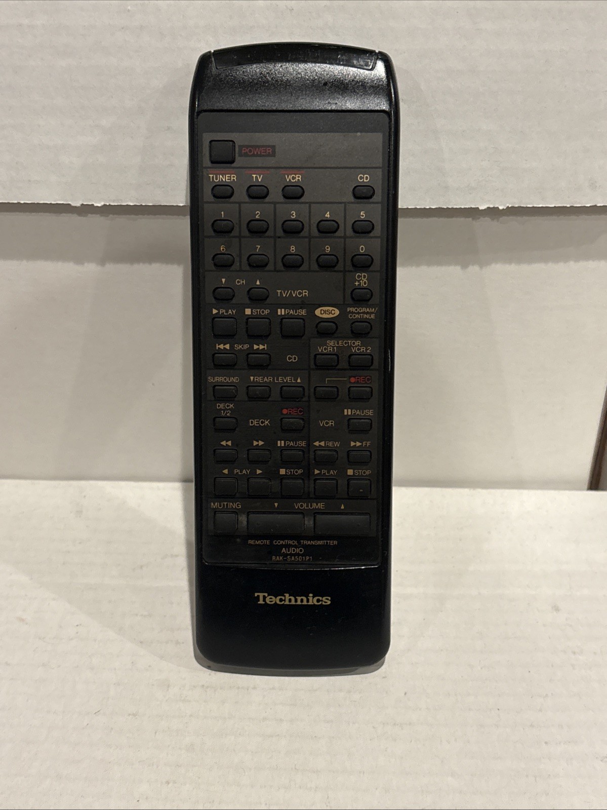 TECHNICS Remote RAK - SA501P1. OEM Remote. CLEAN TECHNICS Remote RAK - SA501P1. OEM Remote. CLEAN