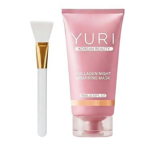 1-5x Yuri Korean Collagen Night Wrapping Mask 75ml Hydrating Sleeping Mask, US