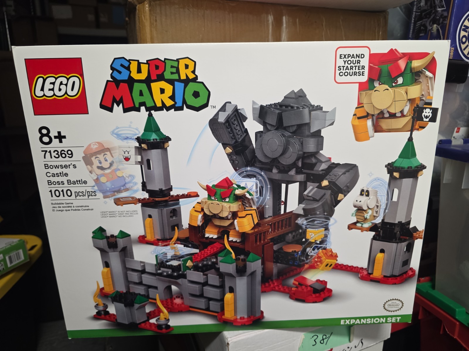 LEGO Super Mario: Bowser's Castle Boss Battle Expansion Set (71369) Sealed