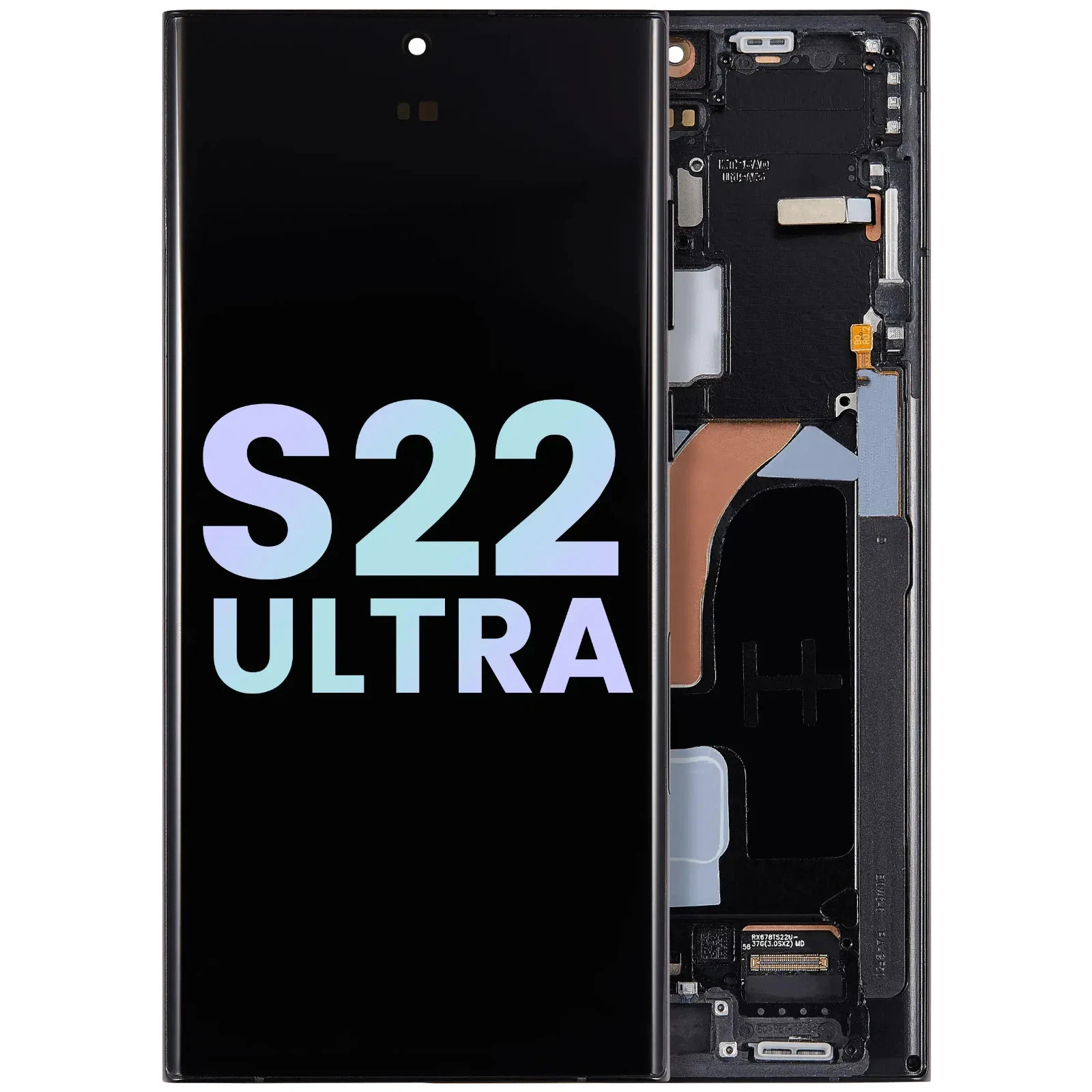 Genuine OEM Samsung Galaxy S22 Ultra 5G OLED Display with Frame - Phantom Black Genuine OEM Samsung Galaxy S22 Ultra 5G OLED Display with Frame - Phantom Black