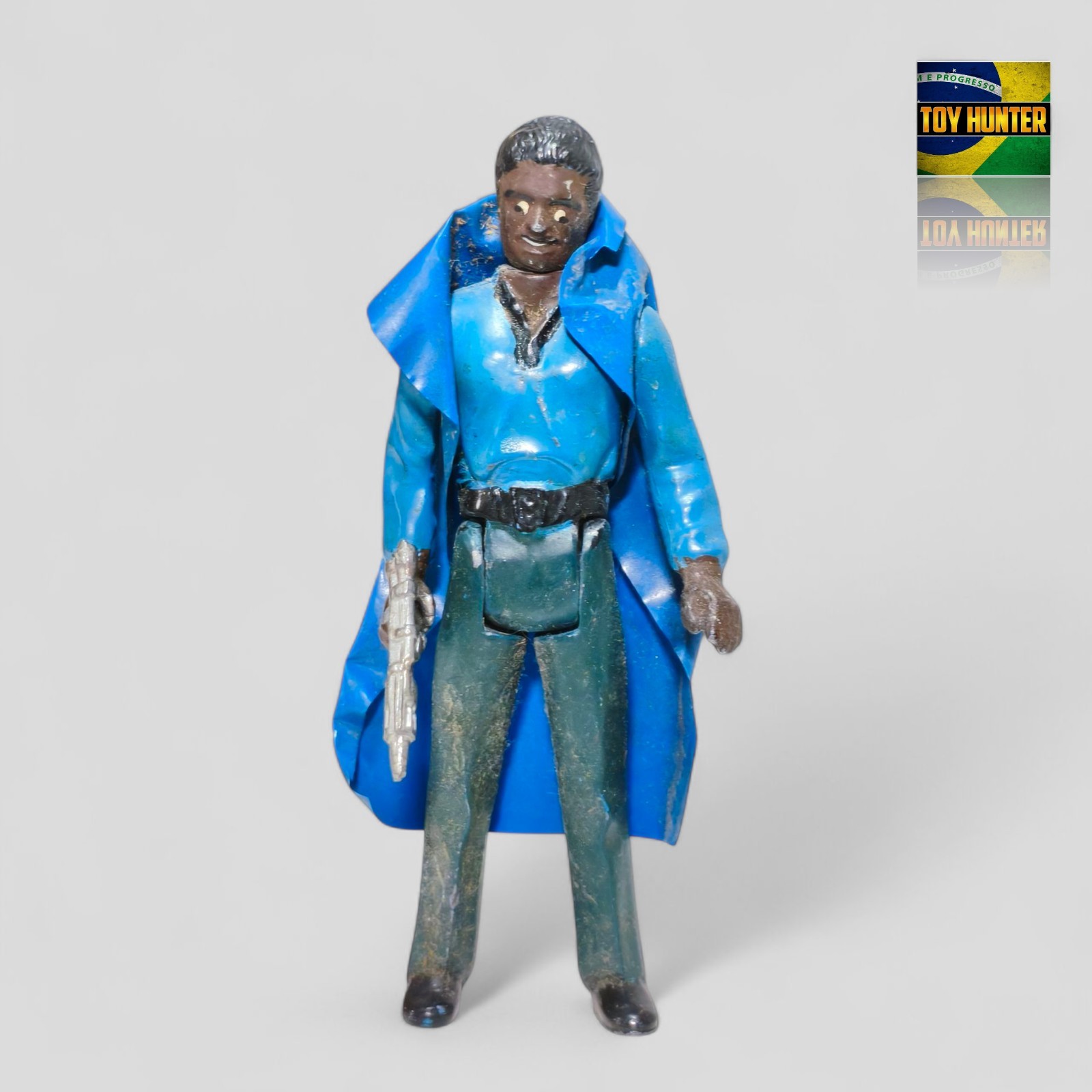 STAR WARS MODEL TREM LANDO CALRISSIAN COMPLETE VINTAGE FIGURE BRAZIL 80\'S 🇧🇷