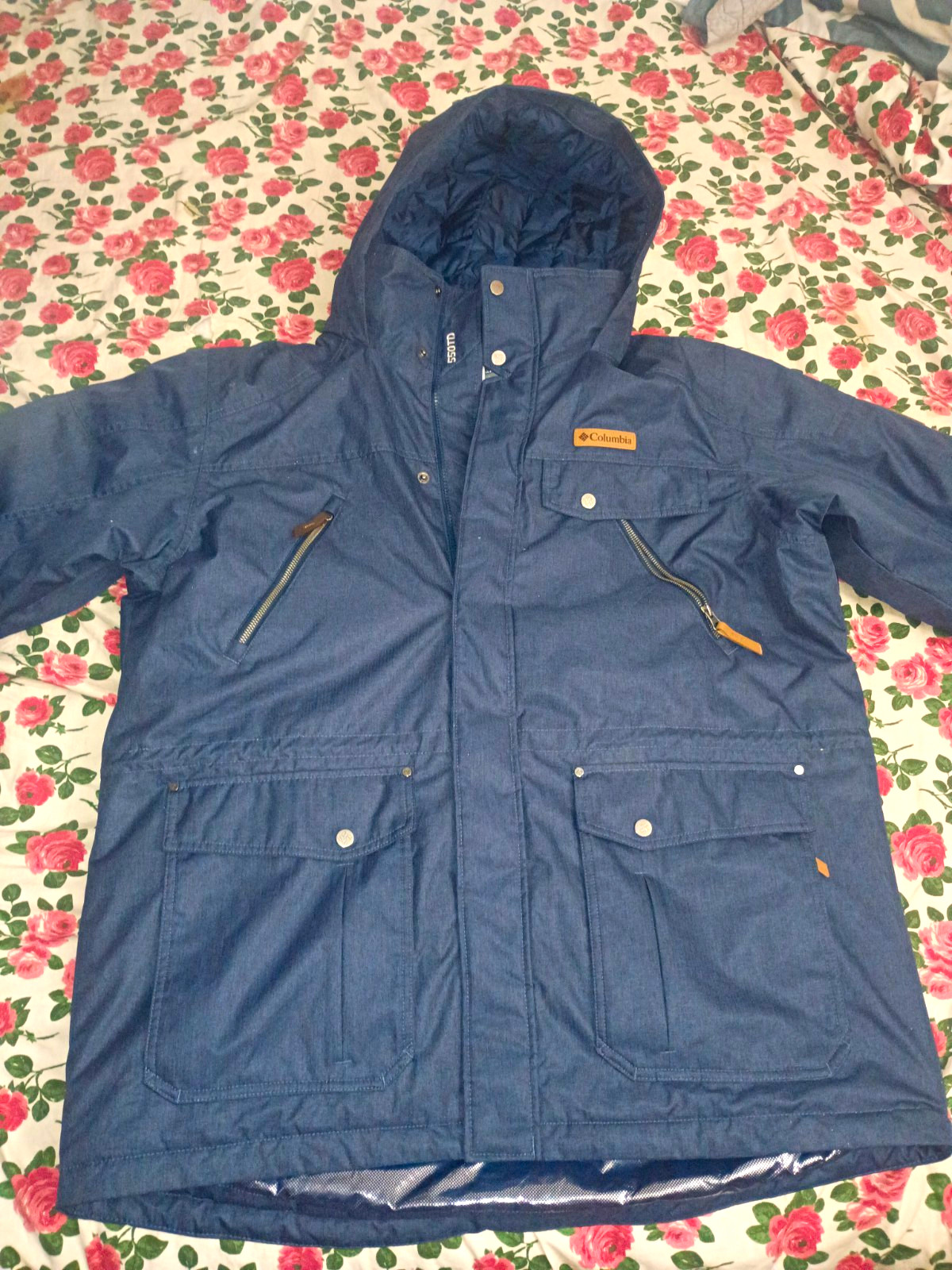 Columbia Men\'s Parka Winter Coat Size XL Blue Columbia Men\'s Parka Winter Coat Size XL Blue