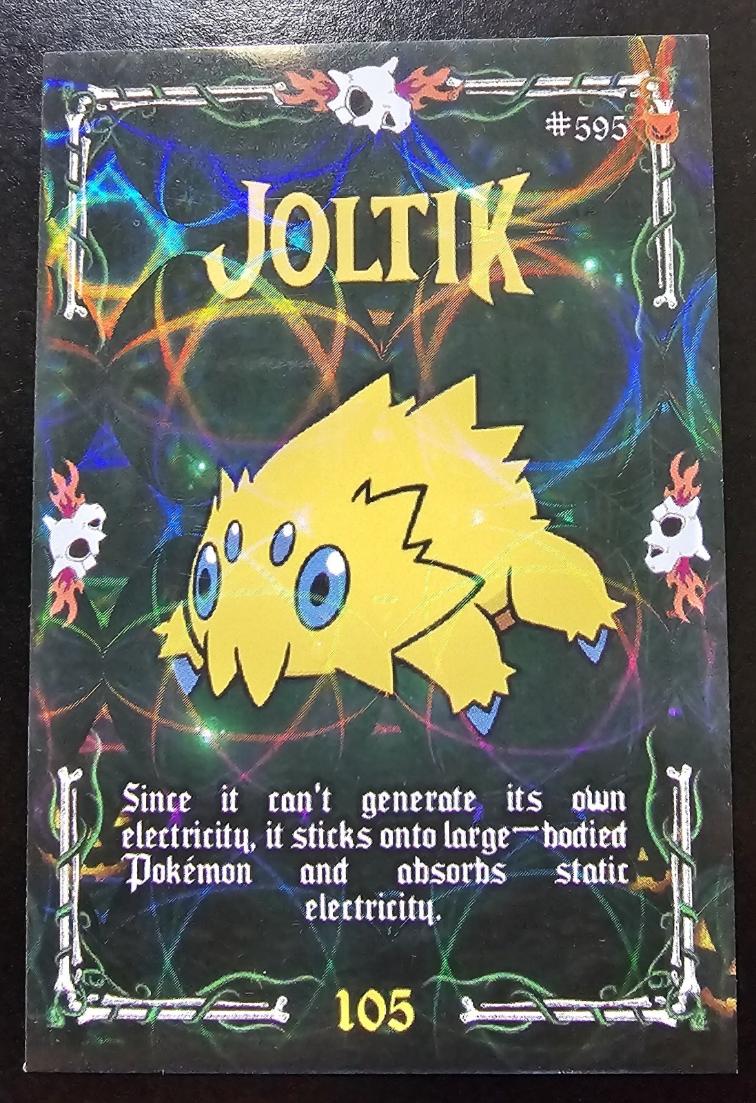 JOLTIK - POKEMON PRISMA HALLOWEEN RARE CCG HOLO JOLTIK - POKEMON PRISMA HALLOWEEN RARE CCG HOLO