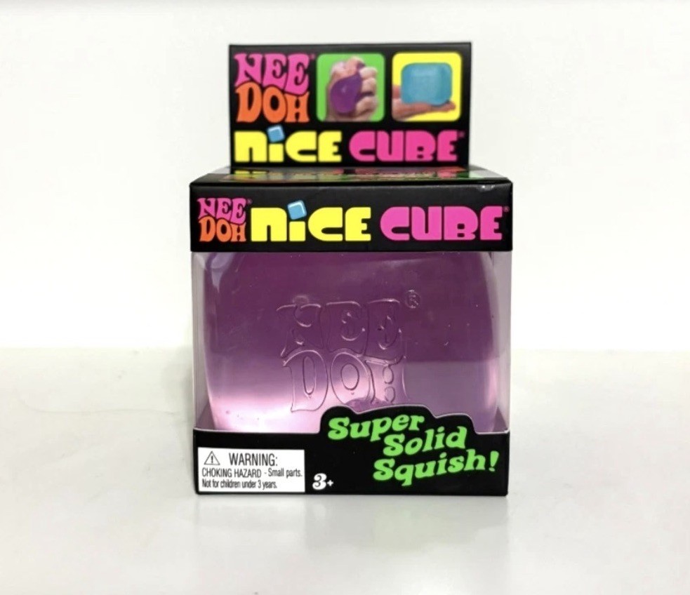 NeeDoh NICE CUBE (PURPLE) VIRAL SUPER SQUISH - SEALED / BRAND NEW / AUTHENTIC‼️