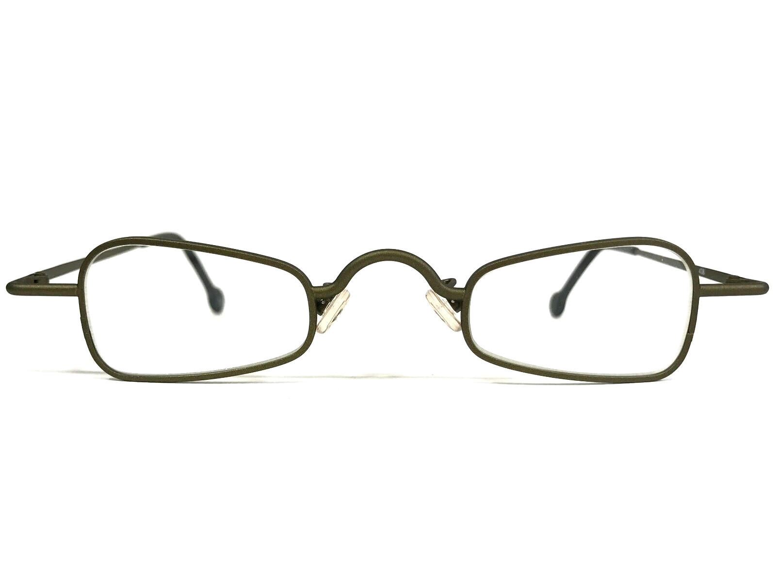 Vintage la Eyeworks Eyeglasses Frames TWEET 438 Taupe Olive Green 38-27-130 Vintage la Eyeworks Eyeglasses Frames TWEET 438 Taupe Olive Green 38-27-130