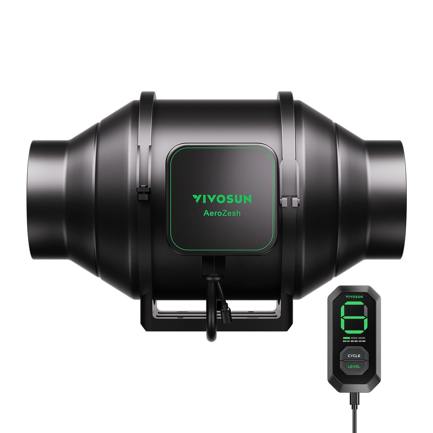VIVOSUN AeroZesh S4/S6/S8 Inline Duct Fan Smart Ventilation System For Grow Tent