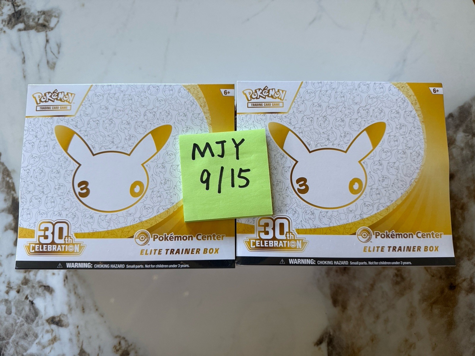 Pokemon Center Exclusive 30th Anniversary Elite Trainer Box ETB