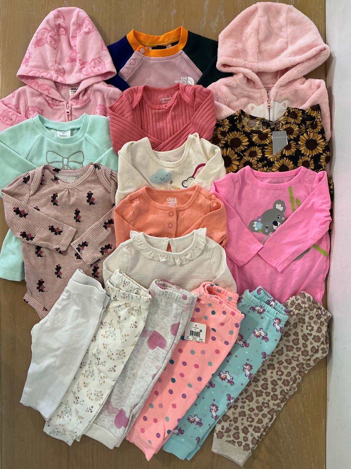 Carter's Garanimals Others Infant Girls Clothing Lot of 17 Size 6-9, 6-12 Months