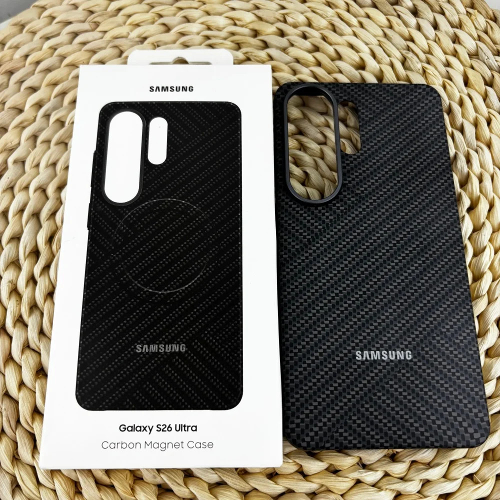 OEM Premium Carbon Magnet Case Hard Cover For Samsung Galaxy S26Ultra S26+ S25U