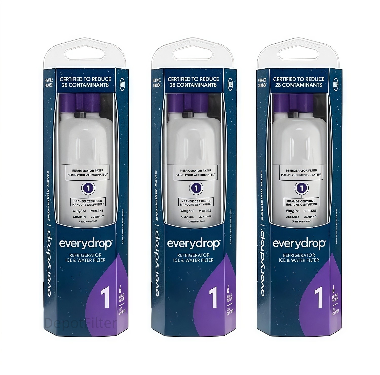 2/3/4pack NEW W10295²370A EDR1²RXD1 Filter 1 9081 Refrigerator Ice Replacement 2/3/4pack NEW W10295²370A EDR1²RXD1 Filter 1 9081 Refrigerator Ice Replacement