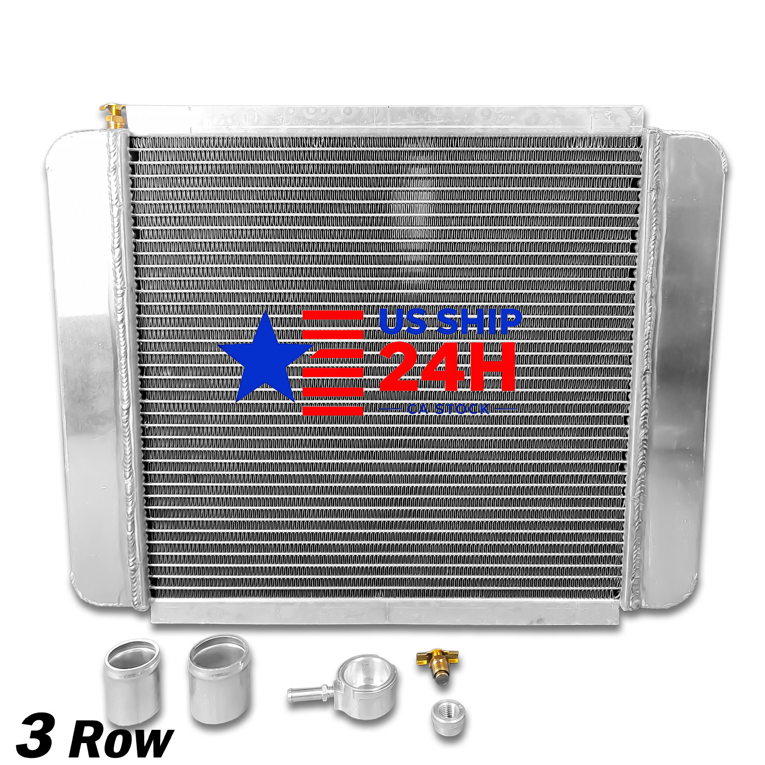 209661B Universal Aluminum Custom Performance Radiator Kit - 20
