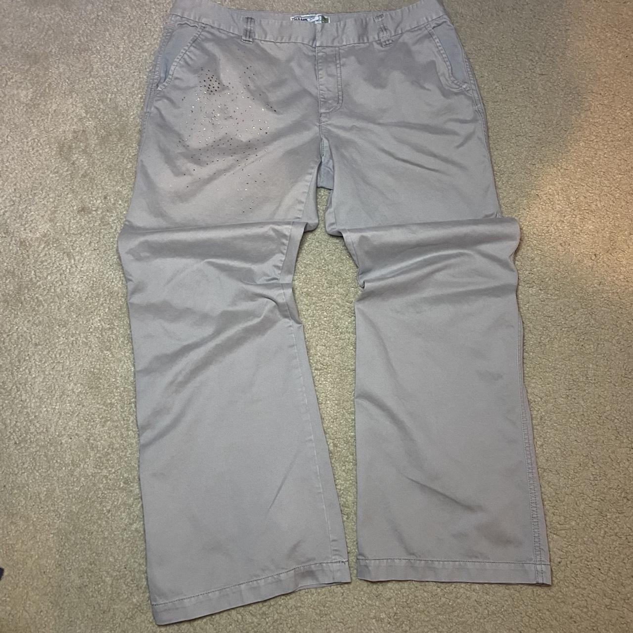 Old Navy Women\'s Grey and Blue Trousers Old Navy Women\'s Grey and Blue Trousers