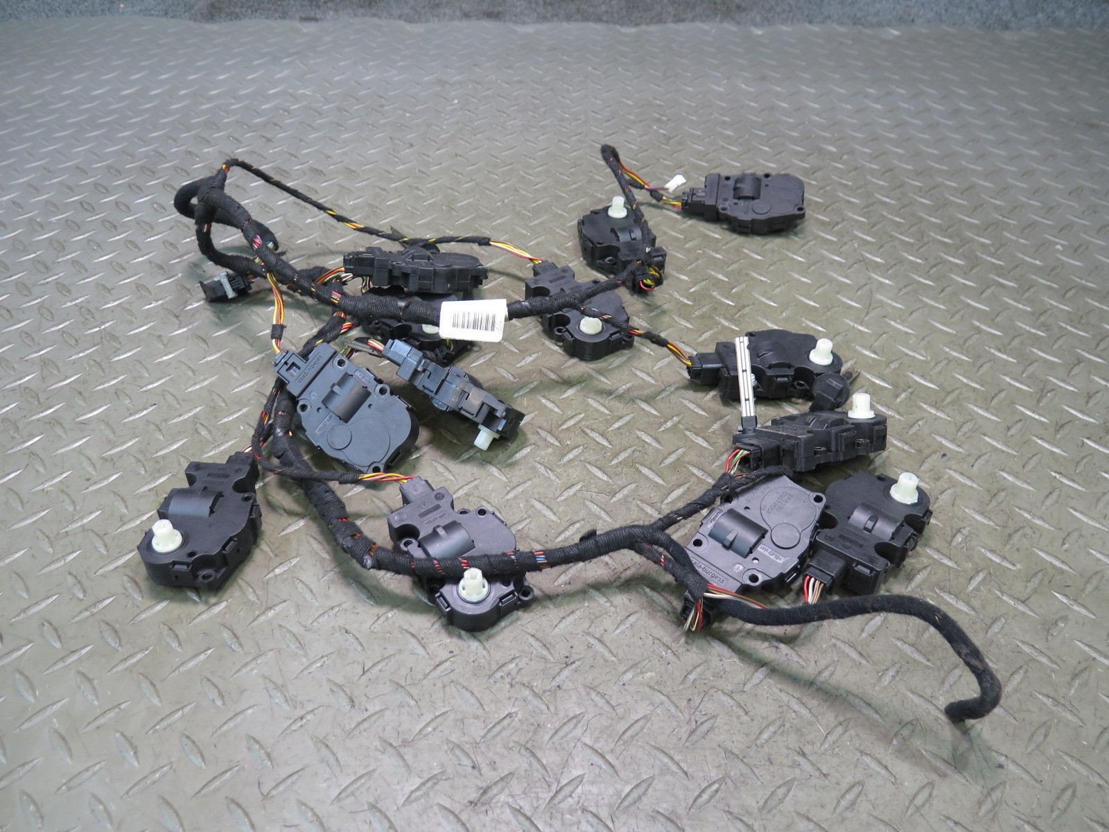 07-13 MERCEDES W221 S-CLASS SET OF 13 A/C HEATER FLAP DOOR ACTUATOR MOTOR OEM
