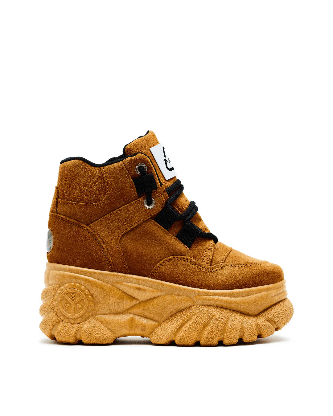 American Deadstock Kryo Suede Platform Sneakers - Brown