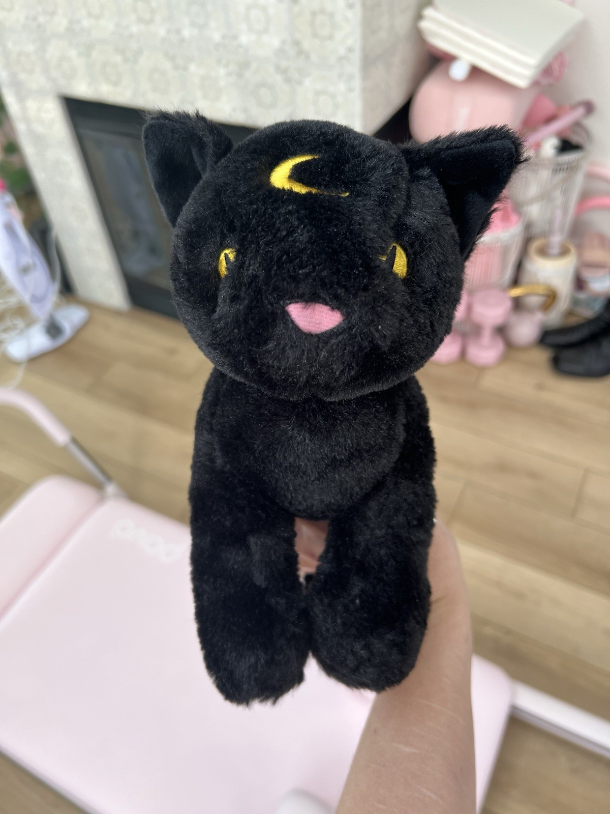 Killstar Binx Black Luna Cat Plush Hand Bag Purse Gothic Cute Killstar Binx Black Luna Cat Plush Hand Bag Purse Gothic Cute