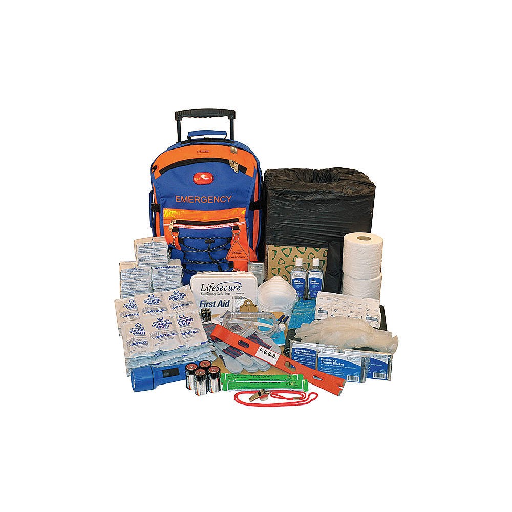 LIFESECURE 10850 Group Emergency Survival Kit,Nylon 31XR13