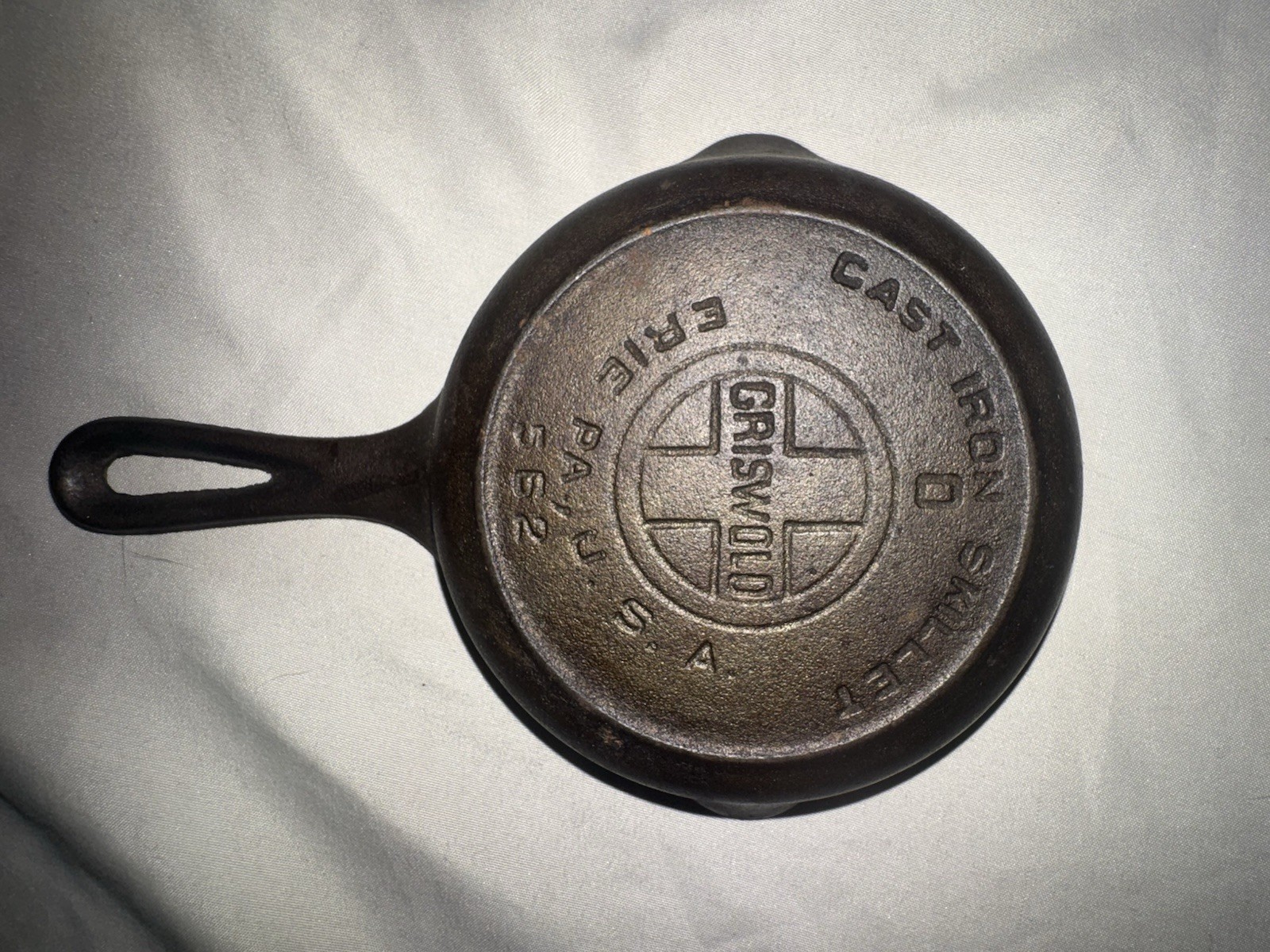 Griswold Erie 952 Cast Iron Skillet 0 Collectible Small Skillet Griswold Erie 952 Cast Iron Skillet 0 Collectible Small Skillet