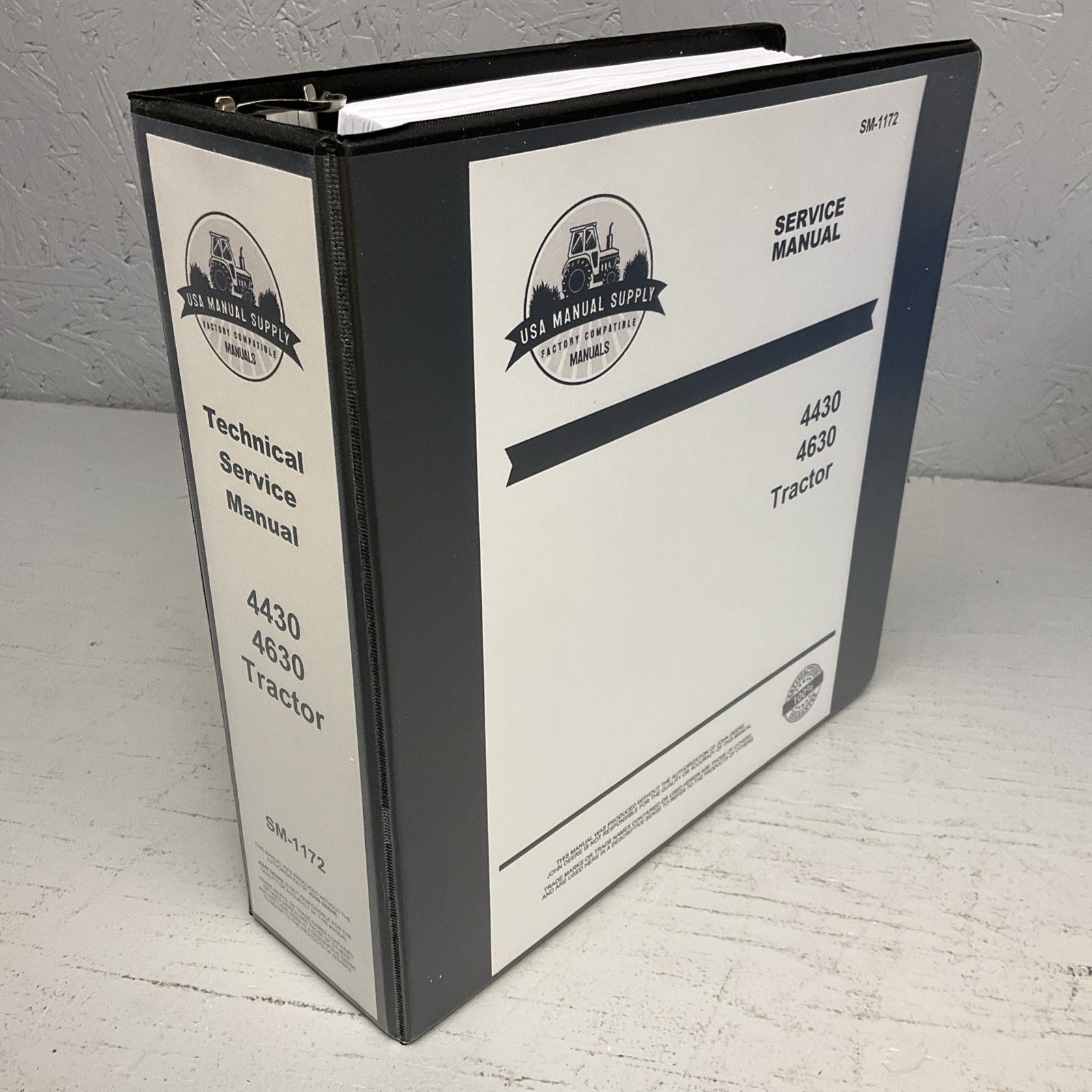 Service Manual for John Deere 4430 4630 Tractor Repair Shop Technical NEW COLOR
