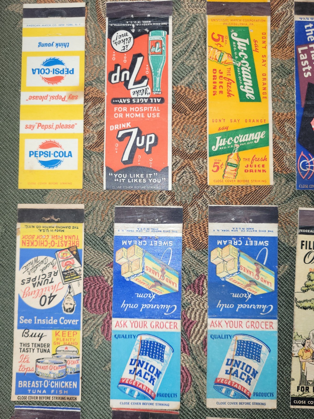 18 Vintage Matchbook Covers 18 Vintage Matchbook Covers