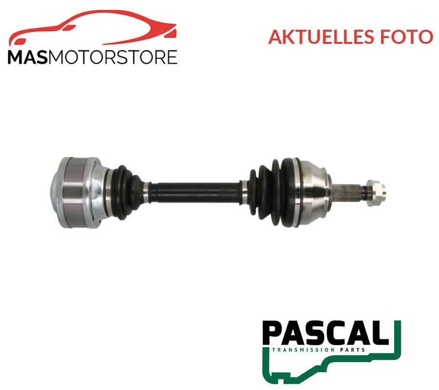 DRIVESHAFT PROPSHAFT FRONT LEFT PASCAL G2D003PC I NEW OE QUALITY
