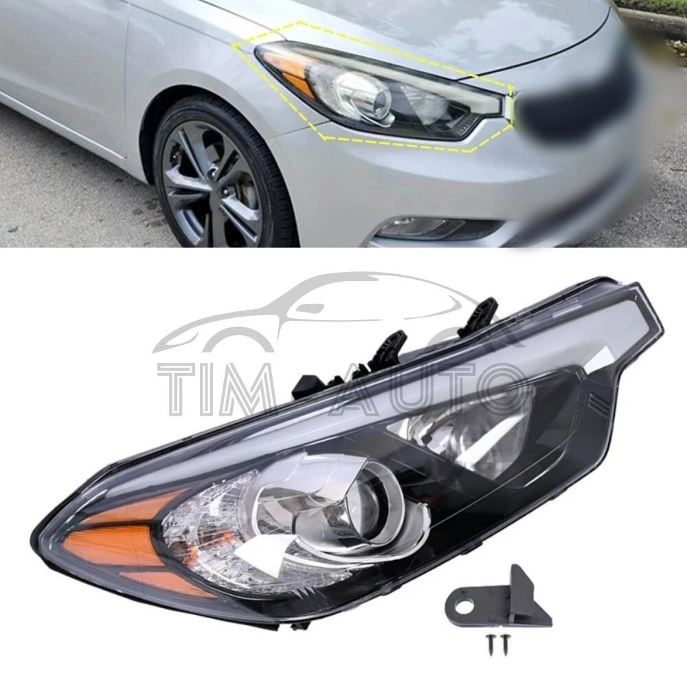 For 2014-2016 KIA Forte Passenger Right Side Halogen Headlight Assembly Headlamp For 2014-2016 KIA Forte Passenger Right Side Halogen Headlight Assembly Headlamp