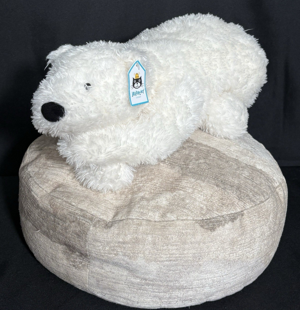 Rare 100% Authetic Jellycat Nozzy Polar Bear with tag 20\