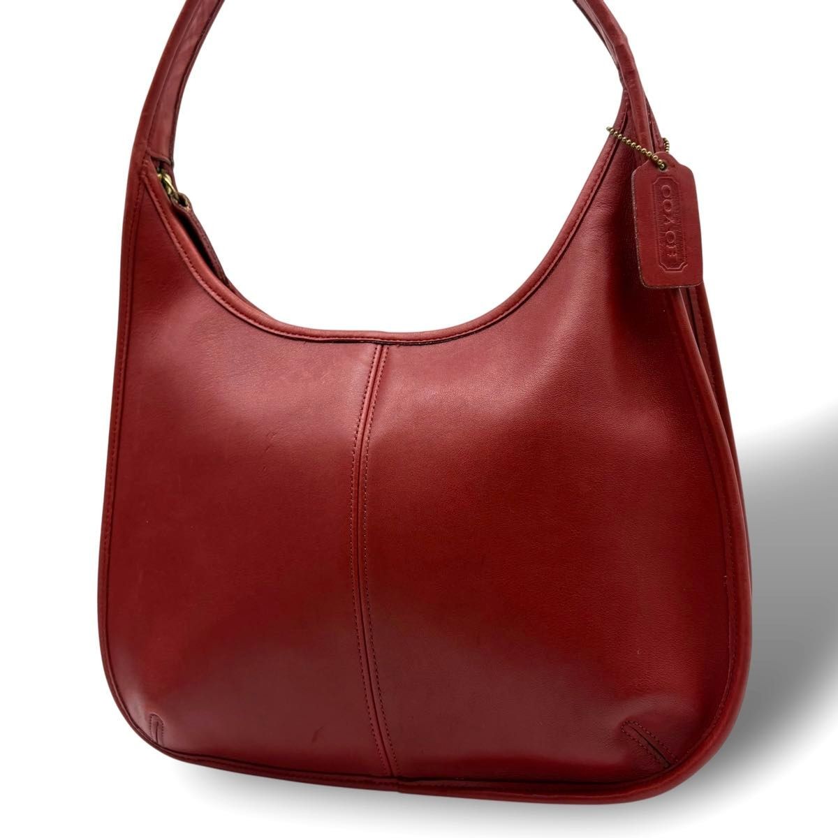 vintage COACH Vintage COACH Ergo 9025 Shoulder Bag One Shoulder Grab Tan Leather