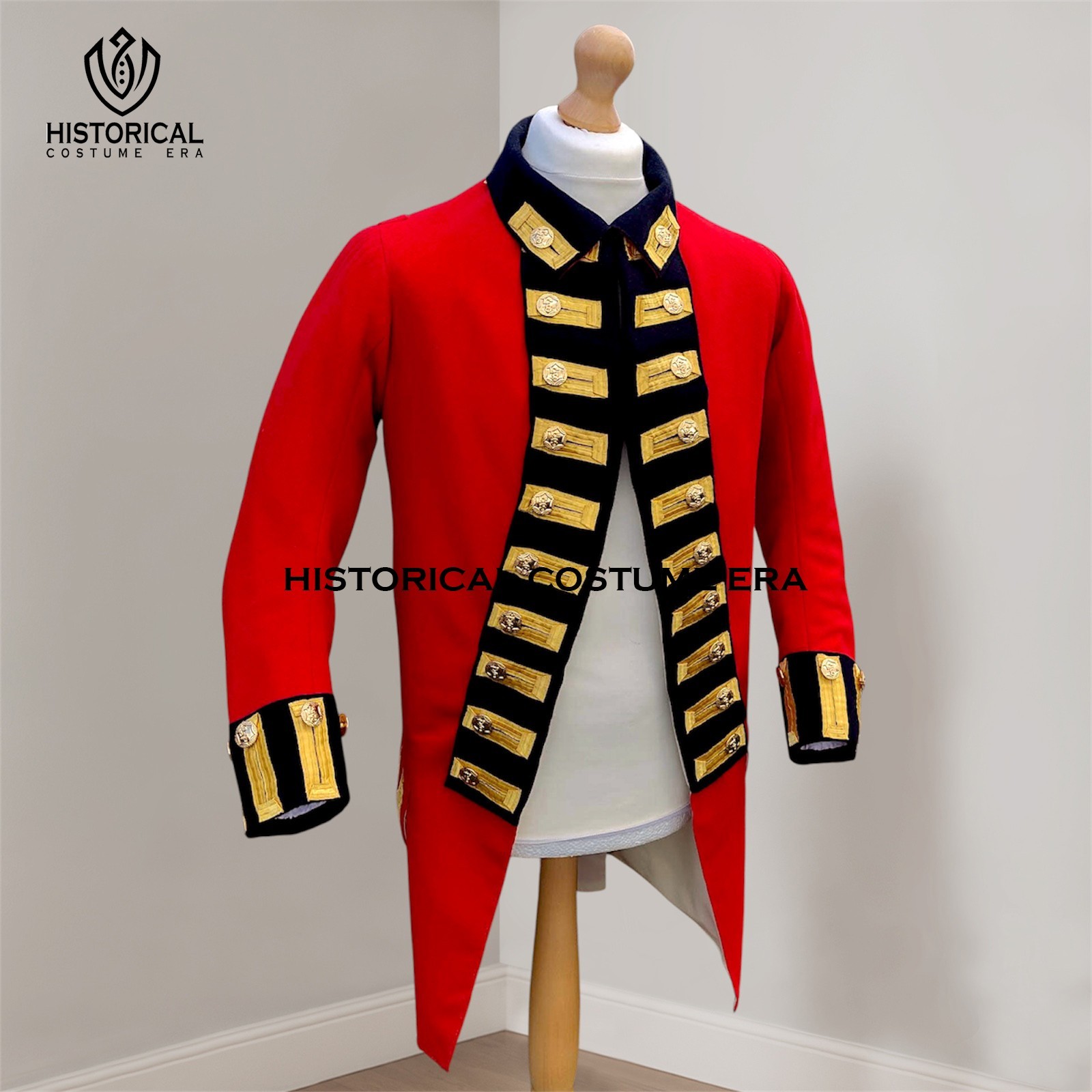 British Officer Coat | 8th Century (King's) regiment of foot, Red Wool Tailcoat