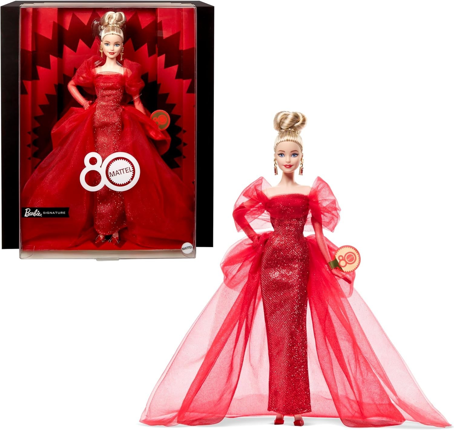 Barbie Signature Collectible Doll for Mattel 80th Anniversary Blonde - New Barbie Signature Collectible Doll for Mattel 80th Anniversary Blonde - New
