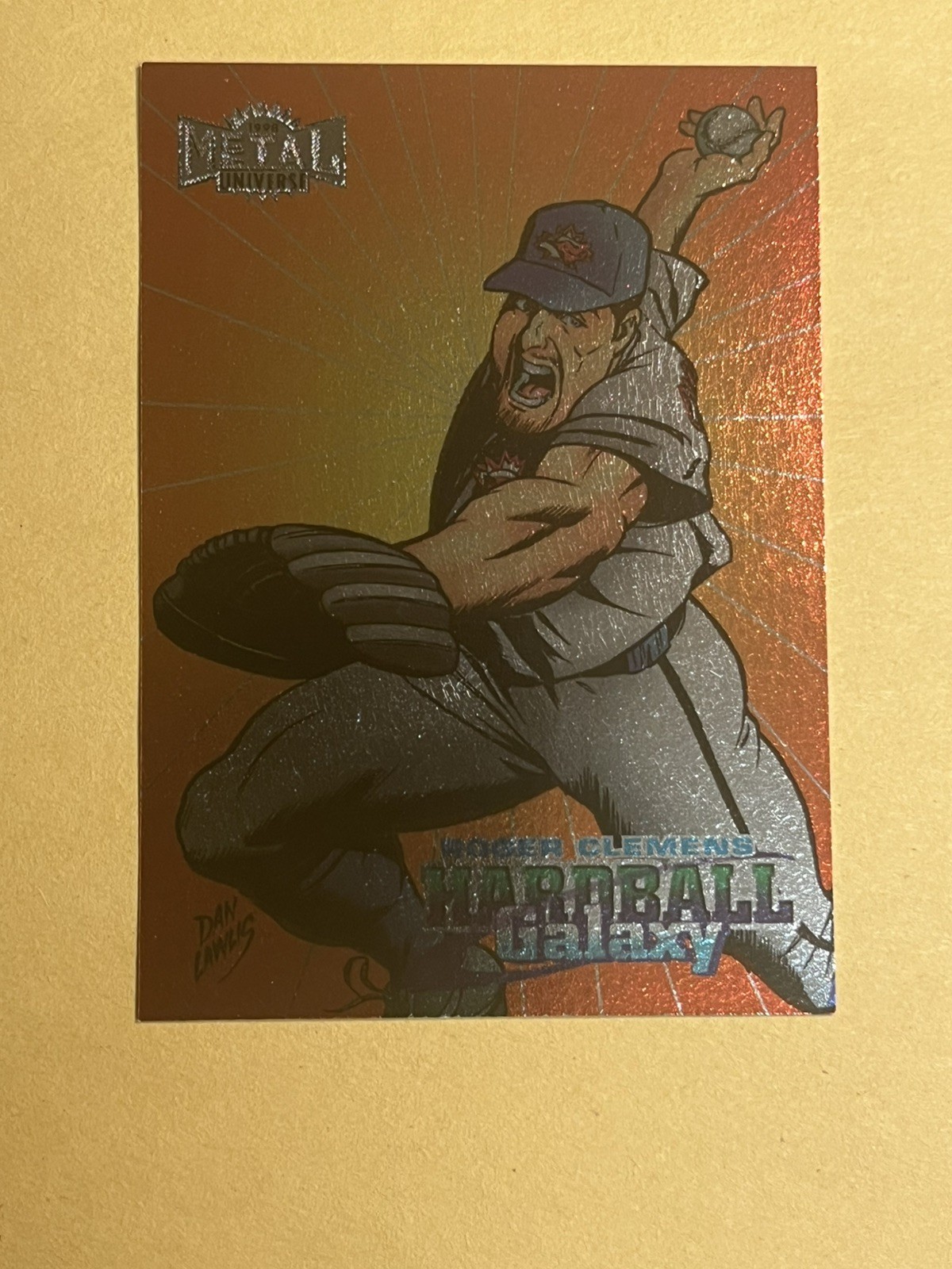 1998 Metal Universe Roger Clemens Hardball Galaxy #205 Blue Jays