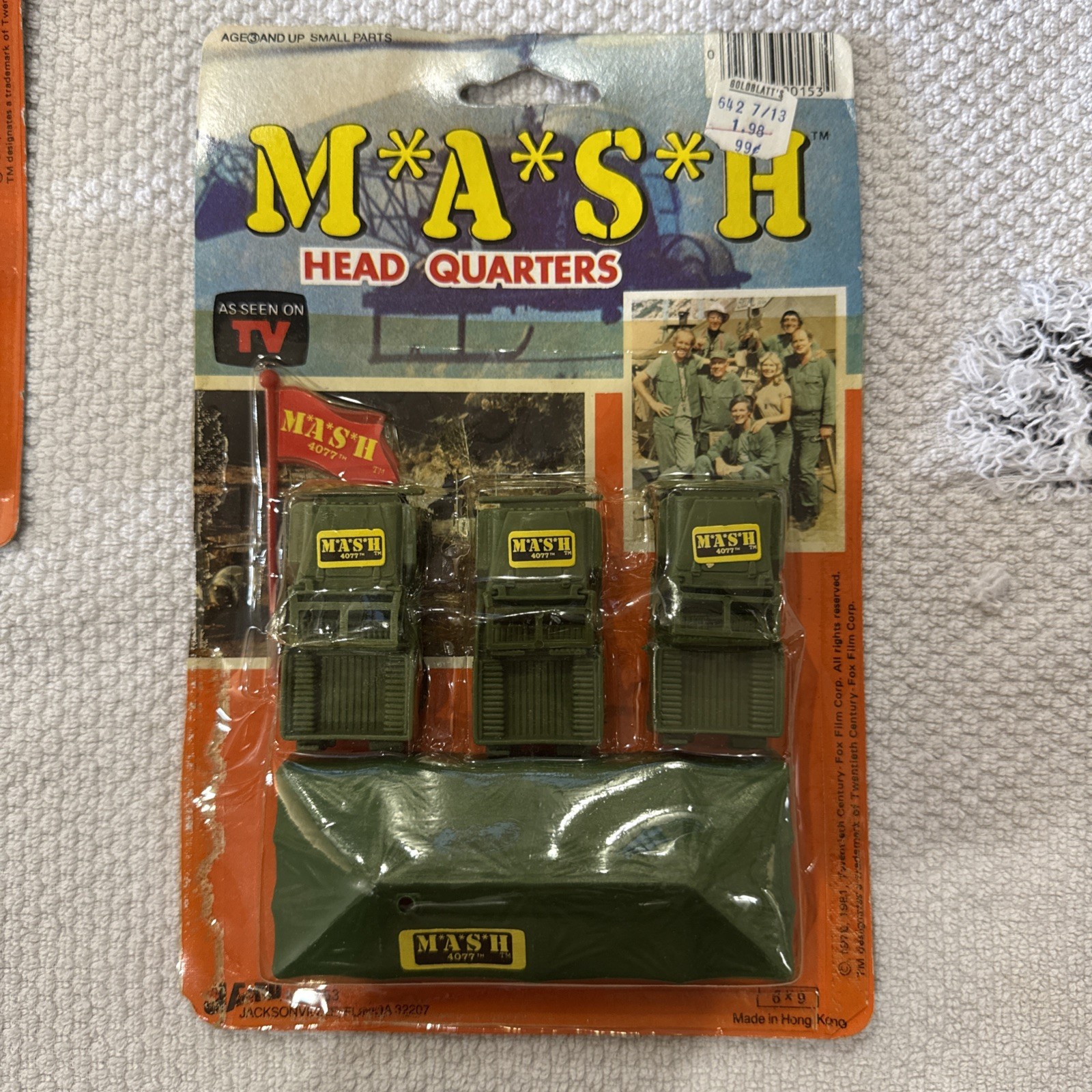 1981 M*A*S*H Head Quarters JA-RU Toys Twentieth Century MASH Complete RARE 1981 M*A*S*H Head Quarters JA-RU Toys Twentieth Century MASH Complete RARE