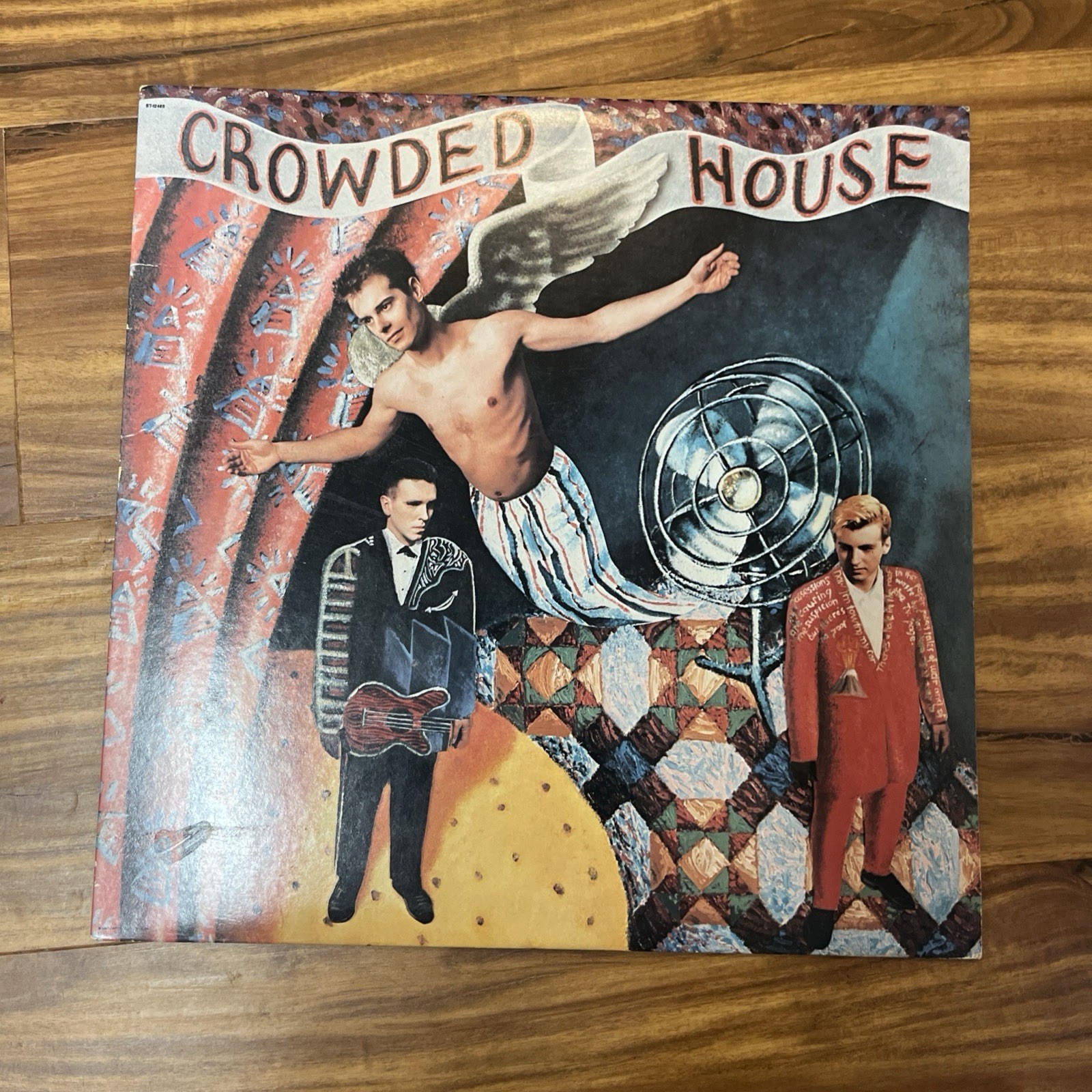 CROWDED HOUSE SELF TITLED VG+ VINYL LP CAPITOL ST-12485 LP 1986 CROWDED HOUSE SELF TITLED VG+ VINYL LP CAPITOL ST-12485 LP 1986