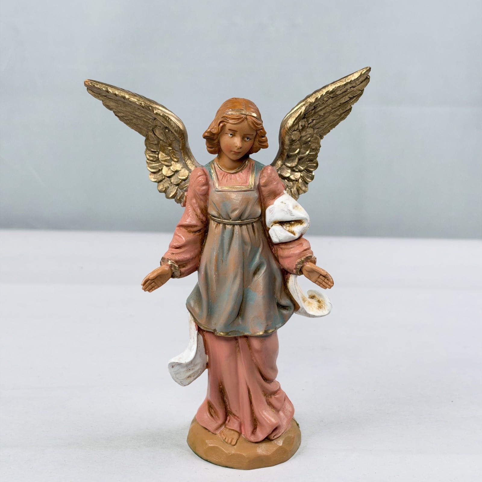 Fontanini Depose Italy Standing Angel Figurine Elio Simonetti Vintage 5.5” Fontanini Depose Italy Standing Angel Figurine Elio Simonetti Vintage 5.5”