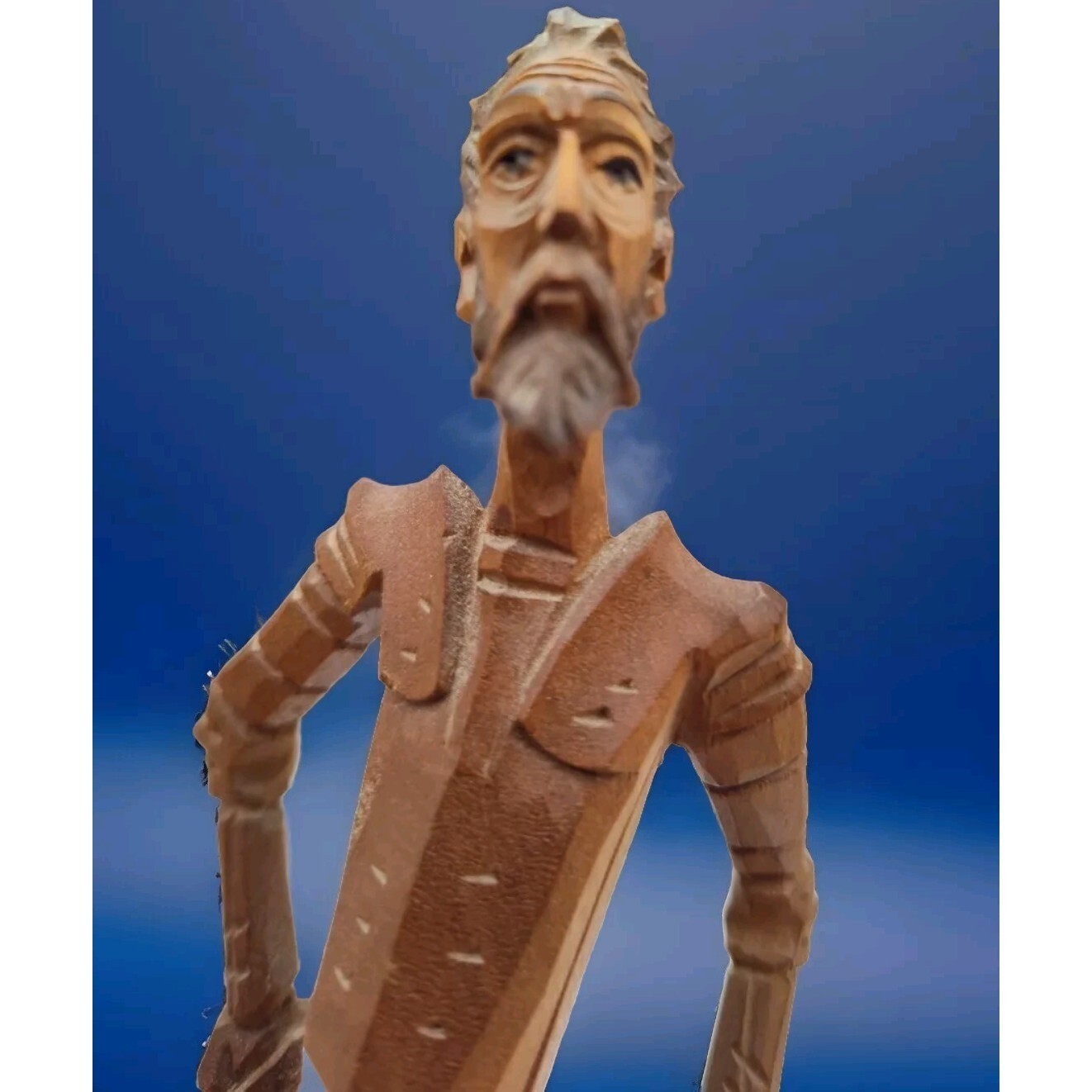 Hand Carved Wooden Don Quixote Ltd Ed. Ouro Artesania Spain 605-1 Hand Carved Wooden Don Quixote Ltd Ed. Ouro Artesania Spain 605-1