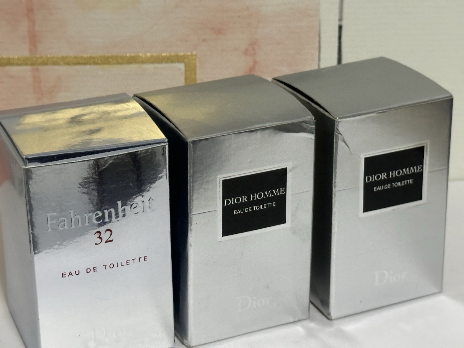 Dior HOMME + Fahrenheit 32 Lot 3 Pc New Rare Discontinued Dior HOMME + Fahrenheit 32 Lot 3 Pc New Rare Discontinued