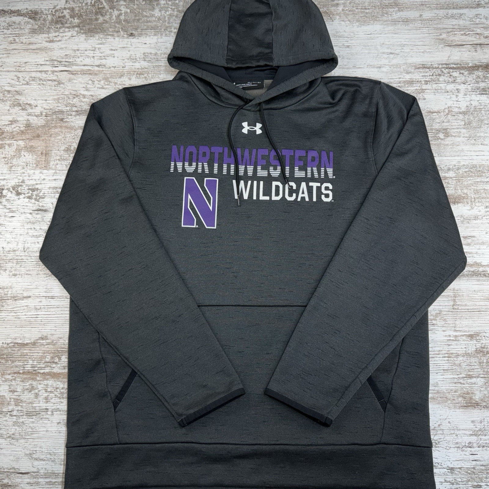 Under Armour Northwestern Wildcats Hooodie Sweatshirt Mens XL