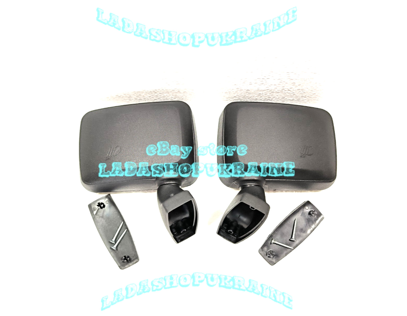 2x REAR VIEW MIRROR LADA 2101 2106 NIVA 2121 VOLGA Moskvich Espejos retrovisor