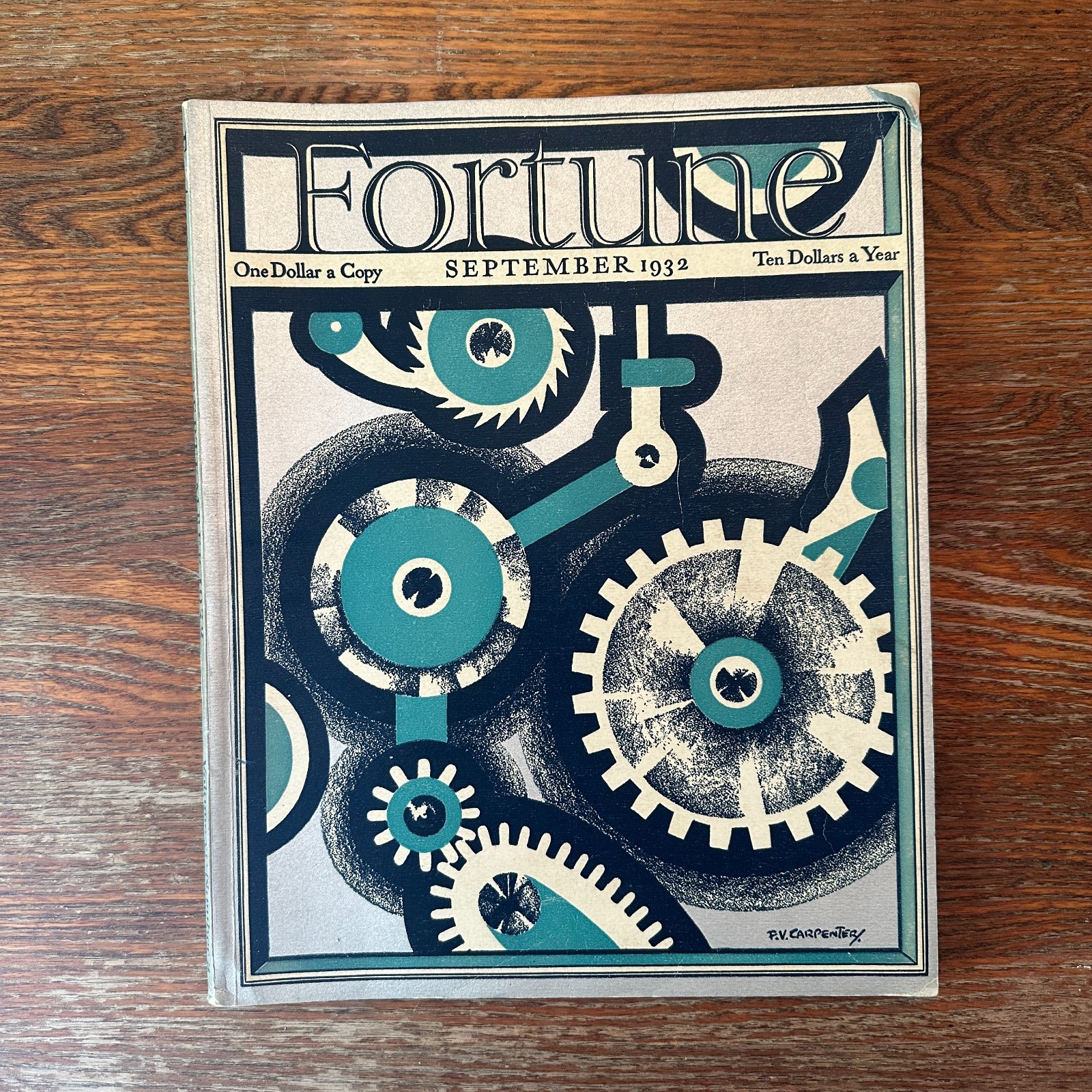 Fortune Magazine September 1932 Paperback GOOD